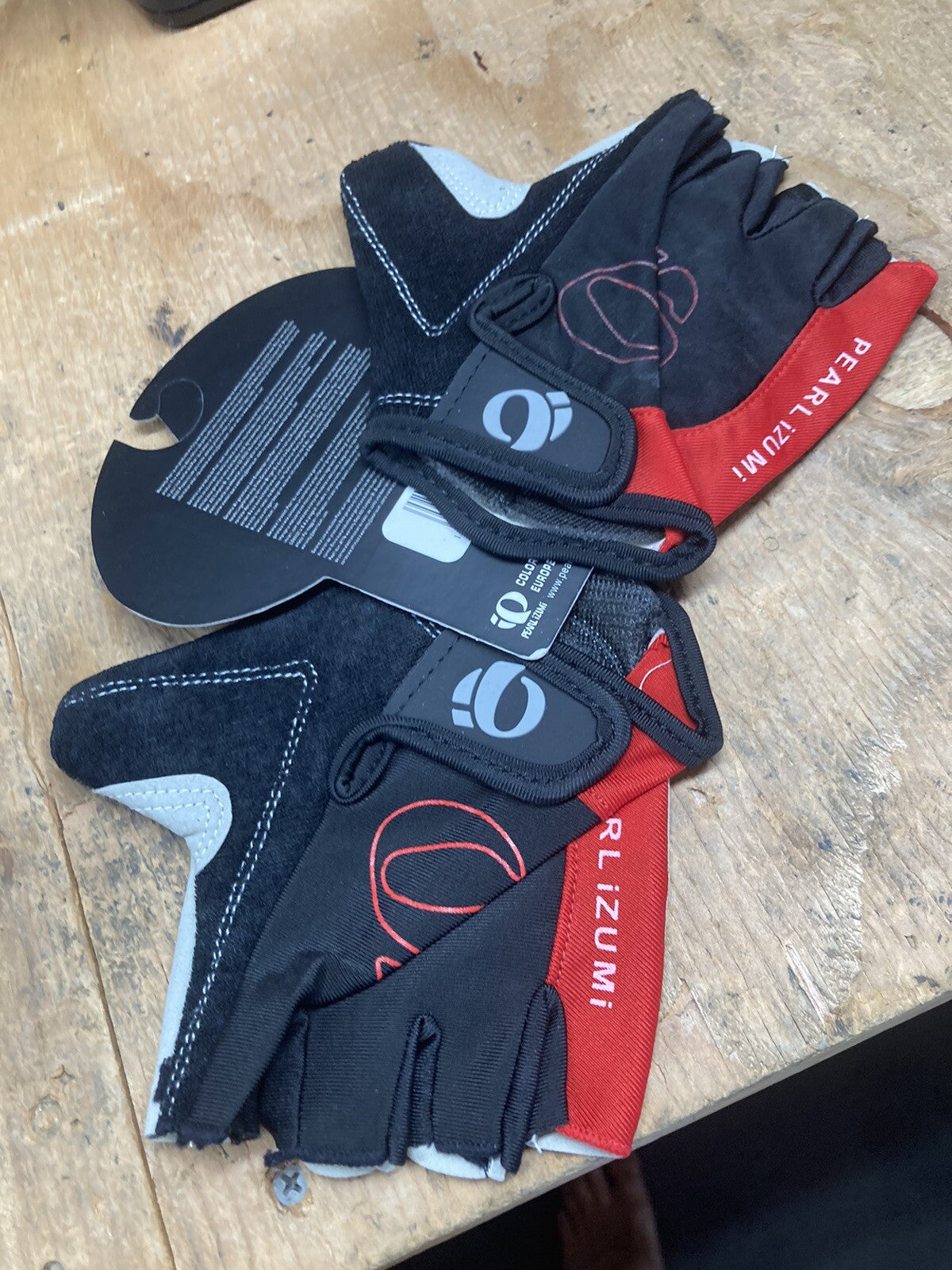 XL Cycling Gloves Half-Finger Gel Padded Bike Gloves for Men and Women Red