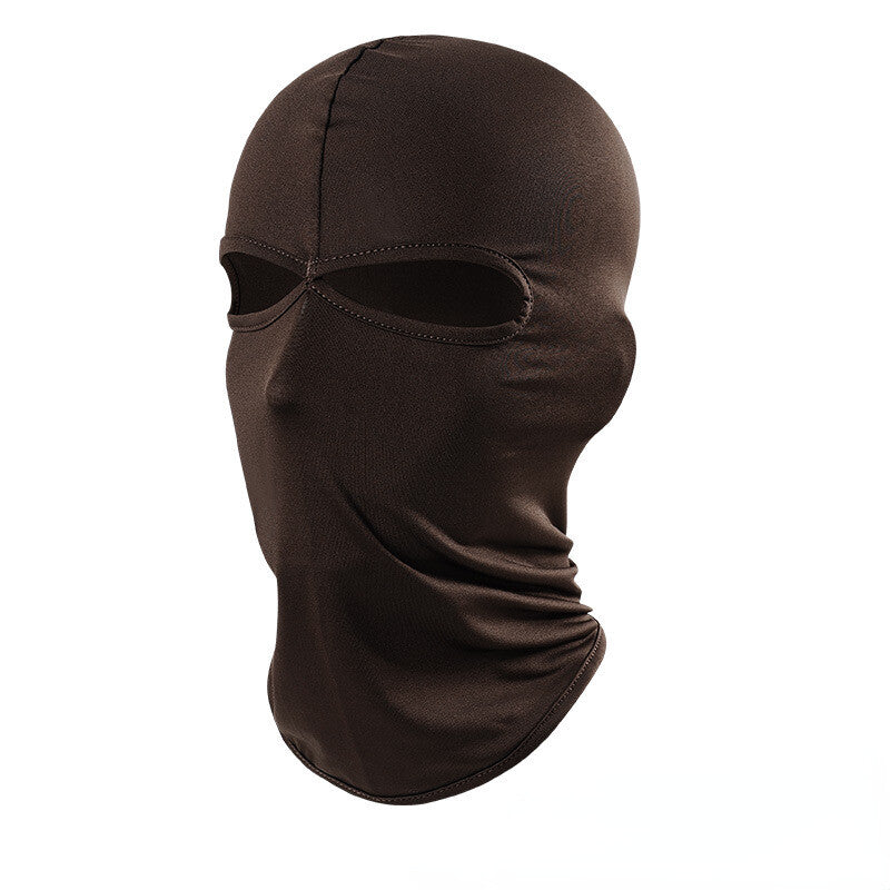 Unisex Ski Face Mask with 2 Holes UV Windproof Breathable Balaclava