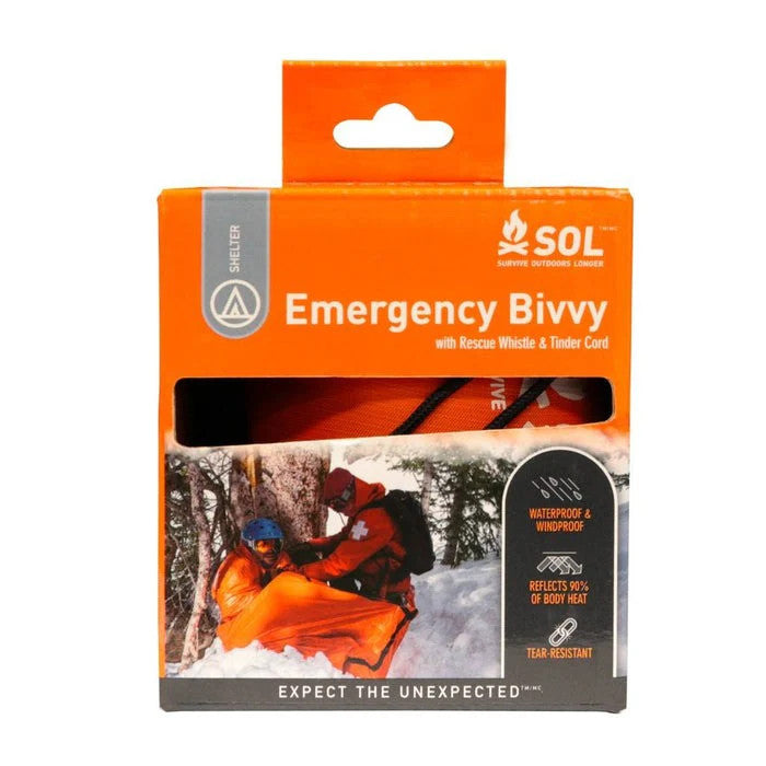 Emergency Thermal Blanket with Rescue Whistle - Waterproof, Windproof & Compact Survival Kit