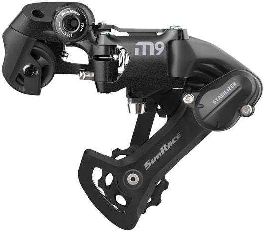 SunRace 9-Speed Rear Derailleur Short Cage Black Bicycle MTB