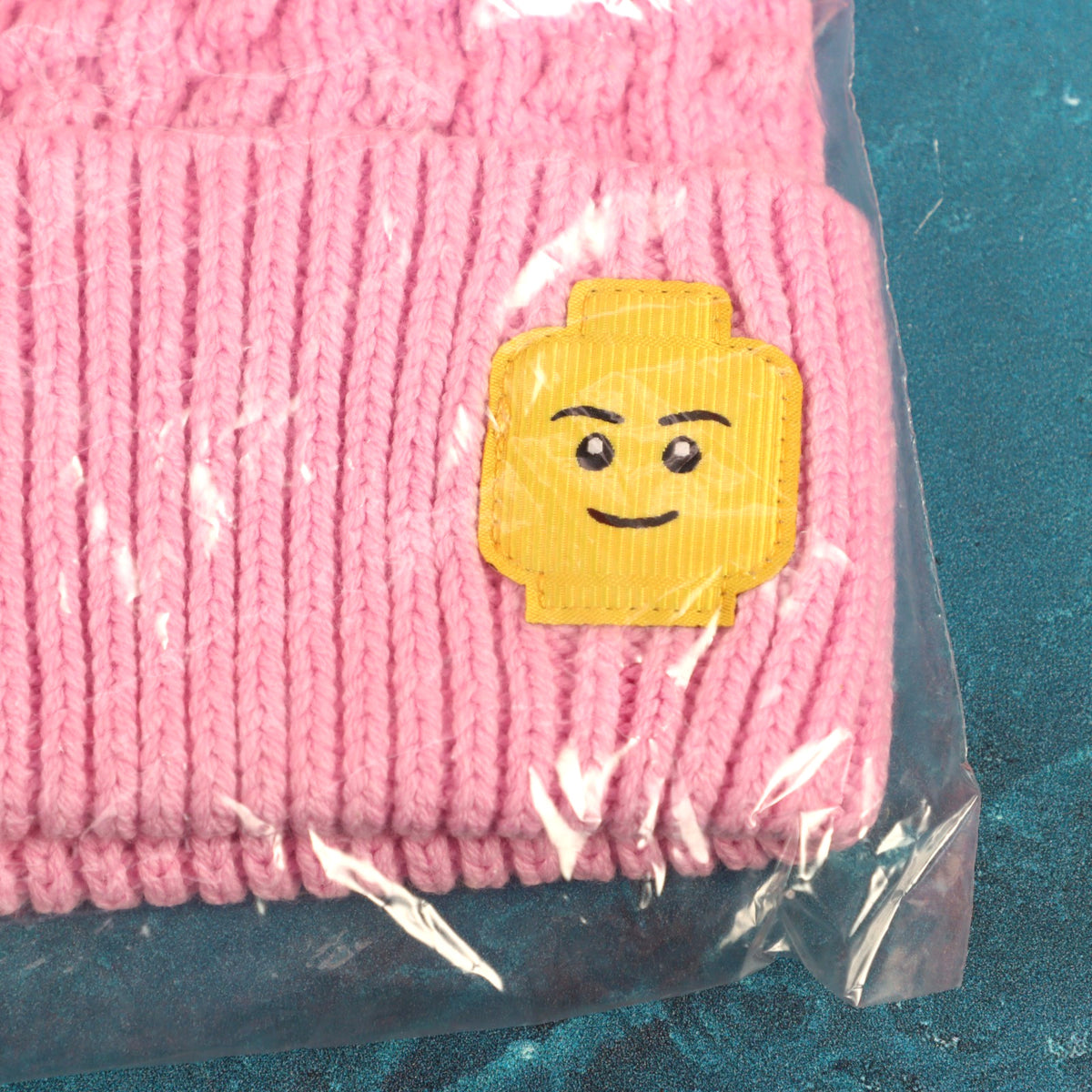 LEGO Target Pink Adult Beanie Minifigure Patch Logo OSFM New with Tags