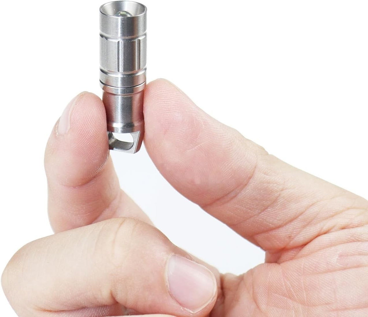 Mini LED Keychain Flashlight - Tiny Portable Safety Light 15 Lumens
