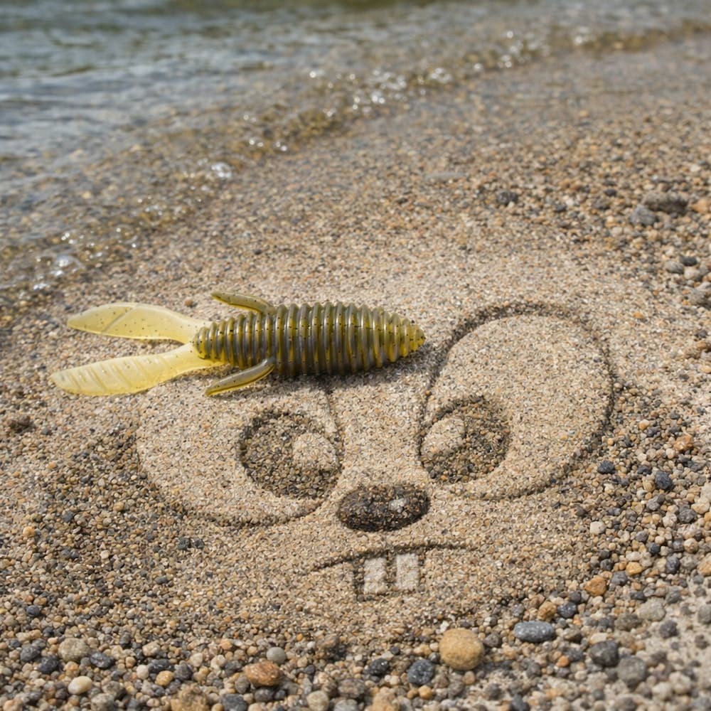 Micro Fishing Lure - Small Creature Bait for Bass & Freshwater Fishing