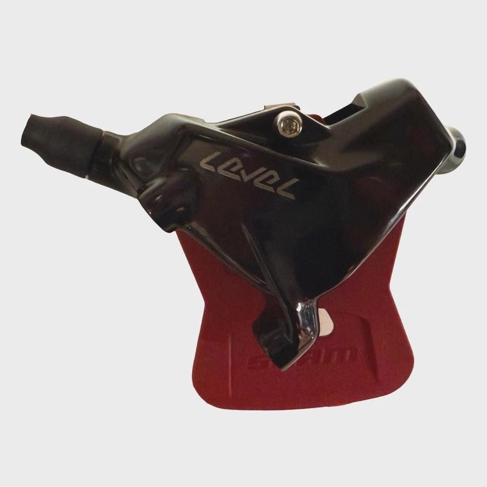 Hydraulic Disc Brake Lever and Caliper for Mountain Bikes - Flat Mount, 1550mm Hose