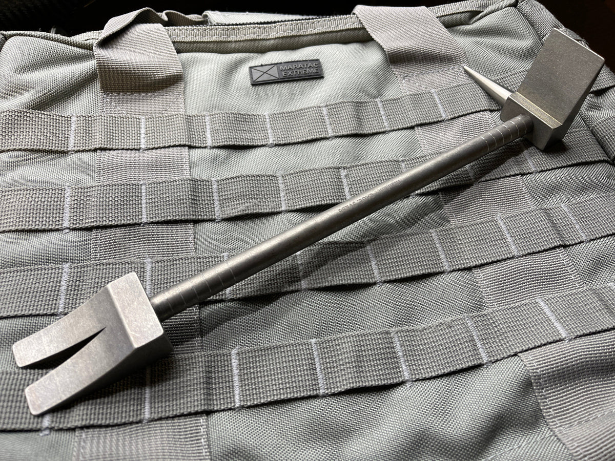 Titanium Door and Window Latch Tool - Heavy Duty Nail Puller & Pry Bar