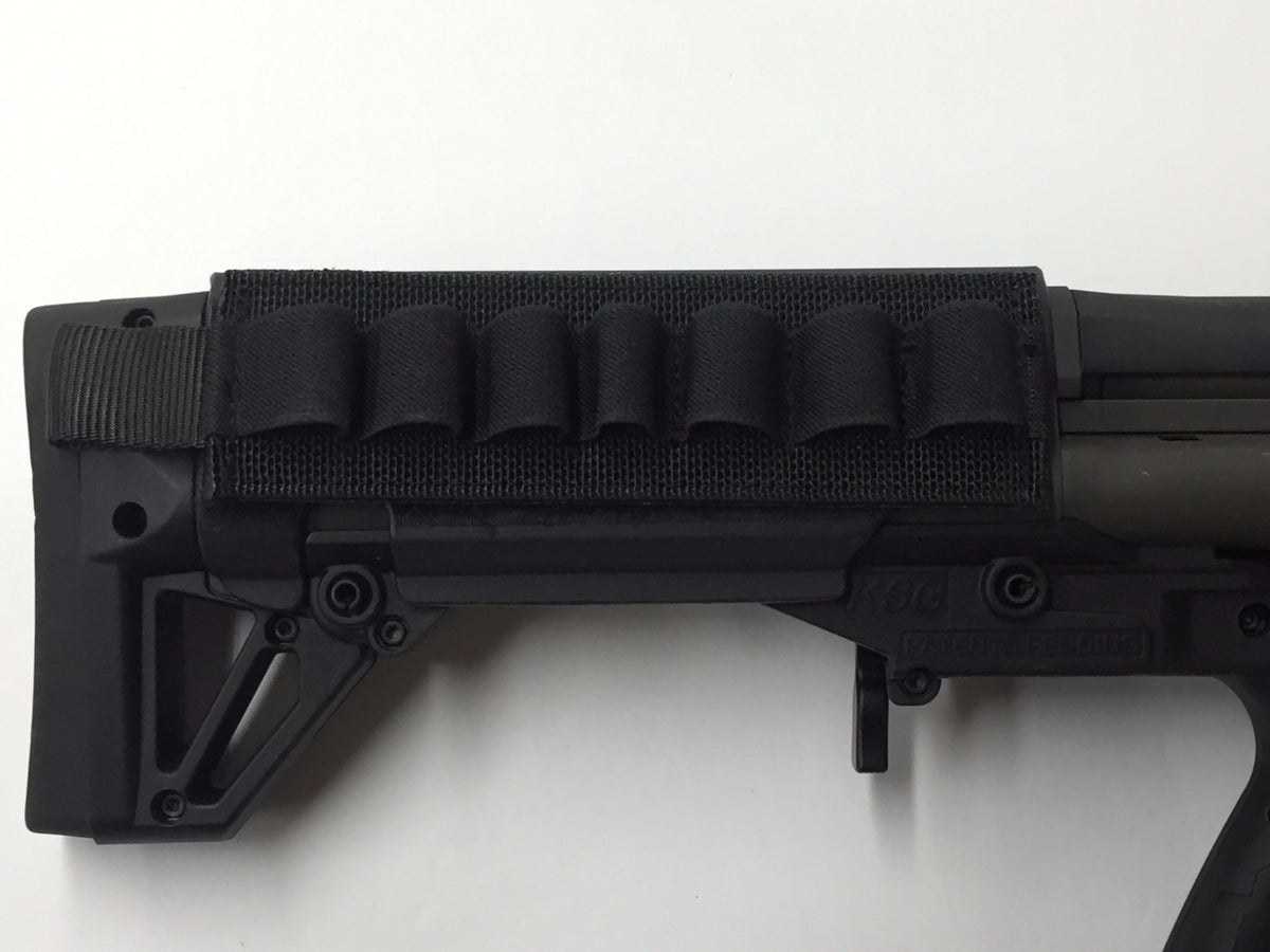 KSG Shotgun Cheek Rest & Nylon Shell Holder Combo - Snap-On, USA Made