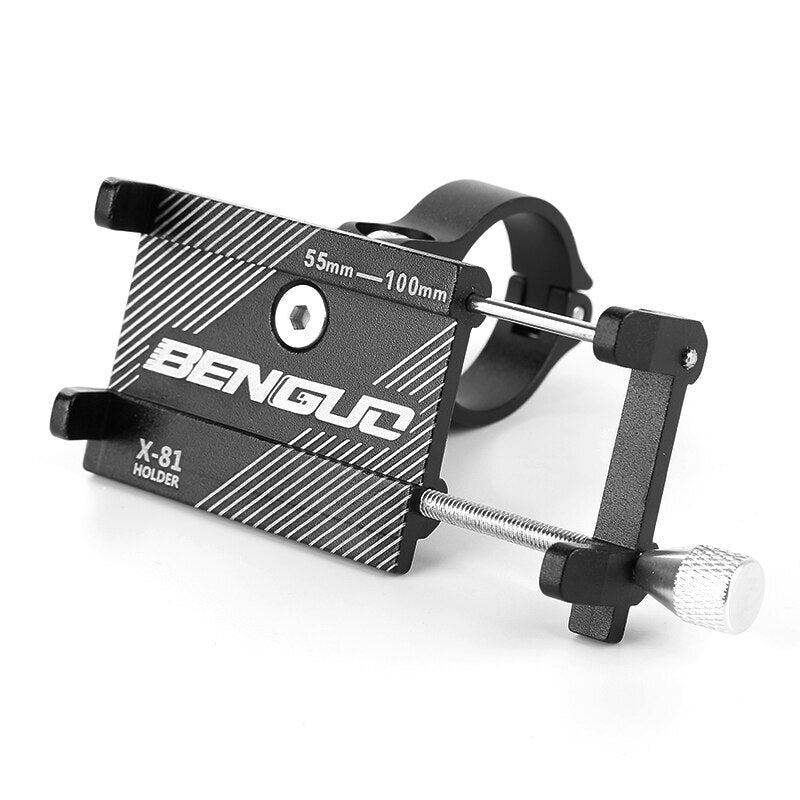Aluminum Bicycle Phone Mount Handlebar Holder GPS Cell Phone Clamp