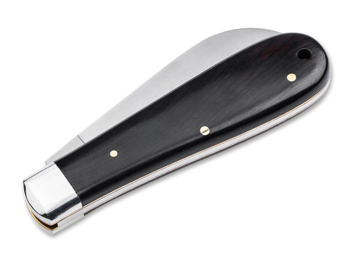 Fishing & Sailing Anchor Knife 3.15" Folding Pocket Knife with Ebony Handle