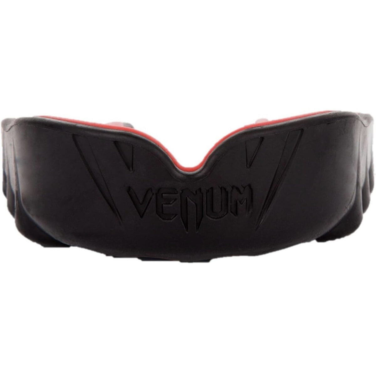 Senior Boxing Mouthguard with Case - Black & Red, Venum Challenger