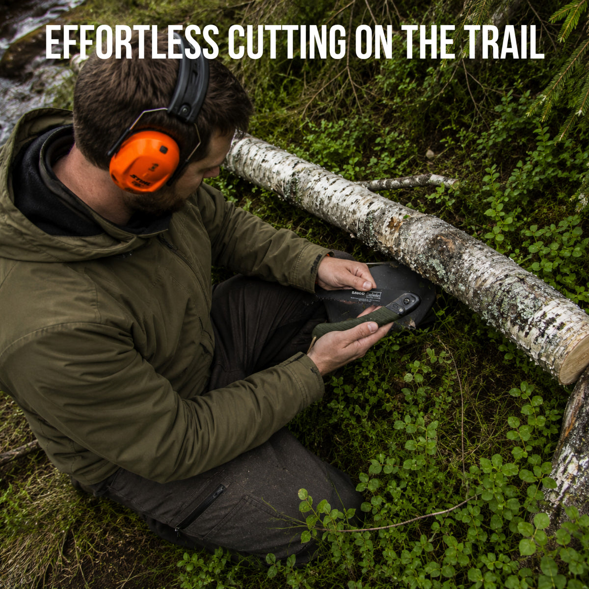 Folding Saw & Knife Set for Camping Hunting Bushcraft Outdoor Gear