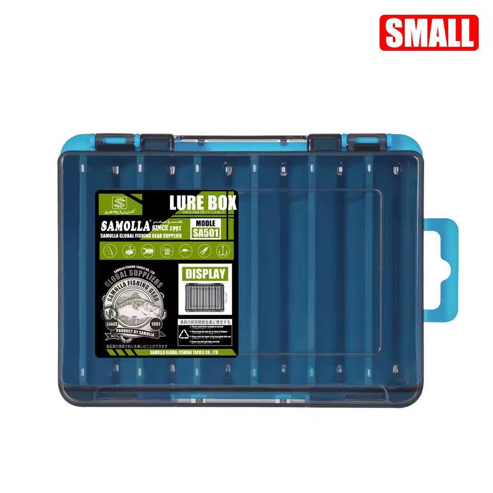 Double-Sided Fishing Tackle Box Organizer for Lures Hooks Baits