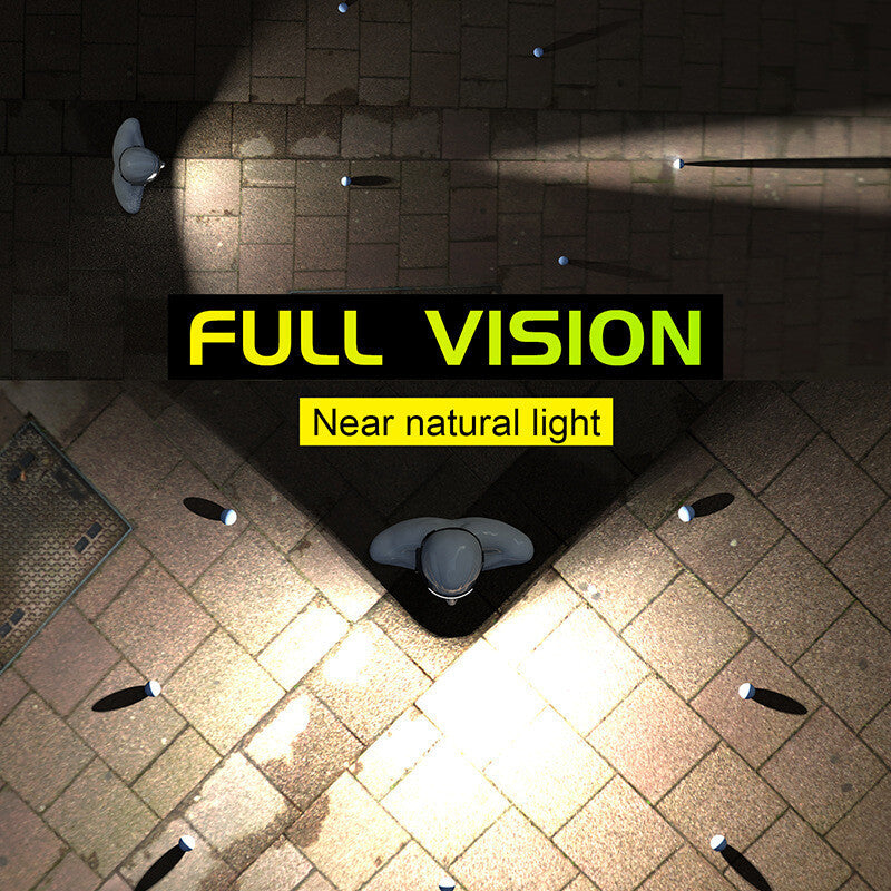 Rechargeable LED Headlamp with 230° Wide Beam & 5 Light Modes - USB Powered