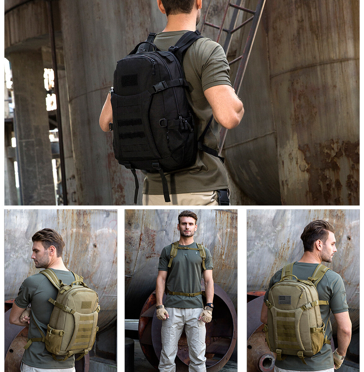Military Tactical Backpack 30L Waterproof Rucksack for Hiking & Outdoor Activities