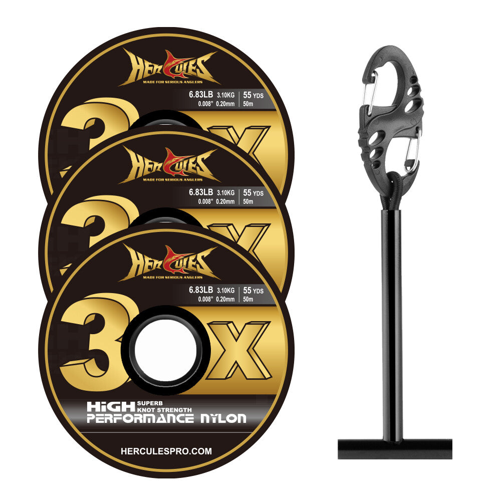 Fly Fishing Tippet Line Fluorocarbon & Nylon Spools - Multiple Sizes