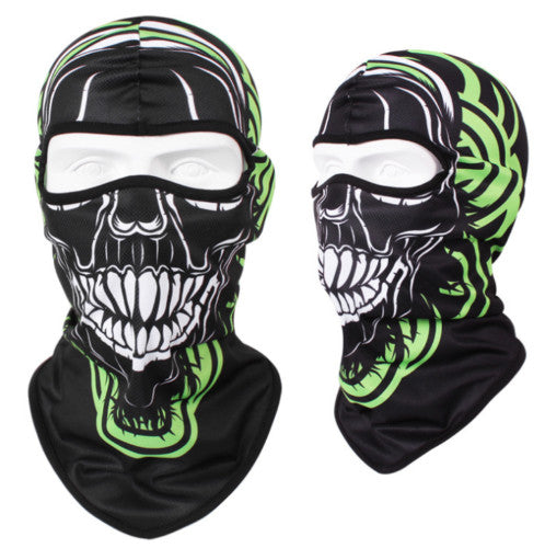 Unisex Skull Ski Mask Balaclava Ghost Bandana Full Face Mask for Outdoor Activities