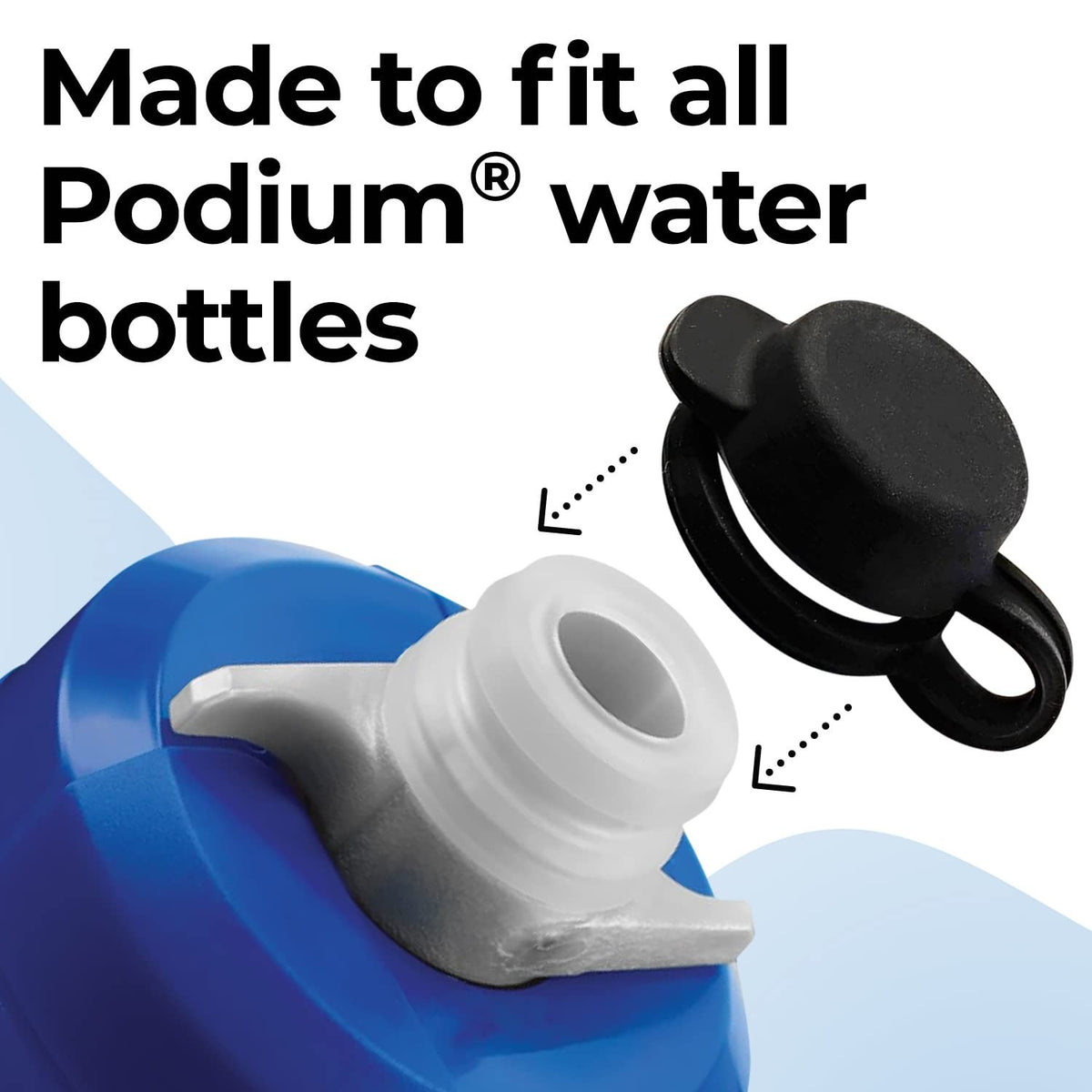 Silicone Mud Caps for CamelBak Water Bottles - BPA-Free Replacement Set