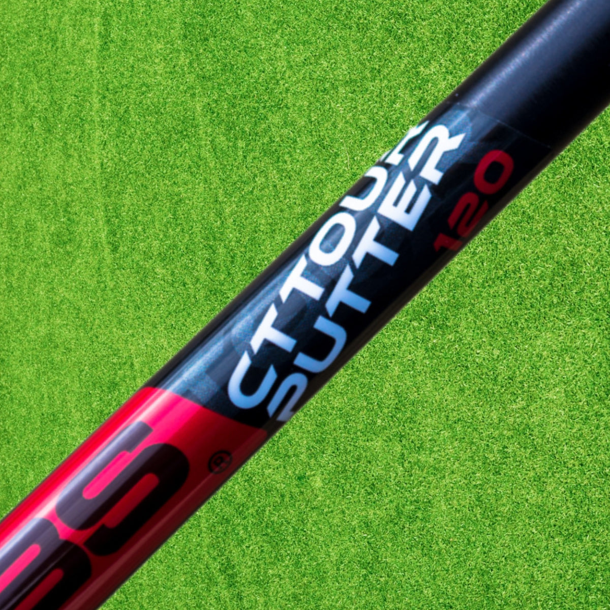 Golf Putter Shaft .370 Parallel Tip 38 Inches 124g Black Matte Stepless Performance
