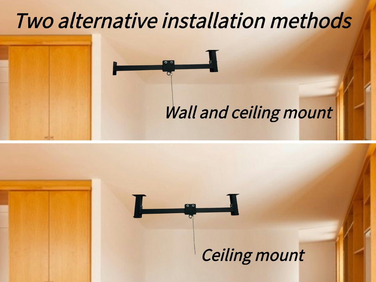 Wall Ceiling Heavy Bag Mount 44'' Roller Hanger - 300 lb Capacity
