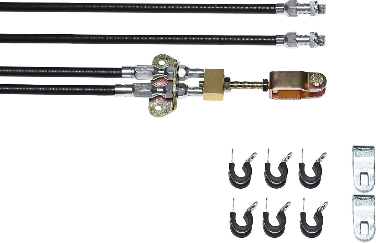 Universal Emergency Parking Brake Cable Kit for Vehicles - Long, Durable, Corrosion Resistant