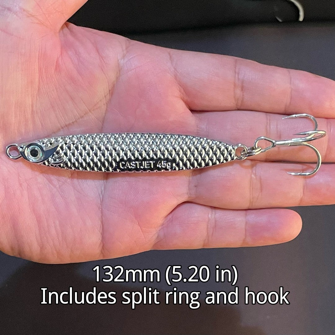 Saltwater Metal Jig Lures for Tuna Bonito Mackerel Striped Bass Bluefish 1.5oz