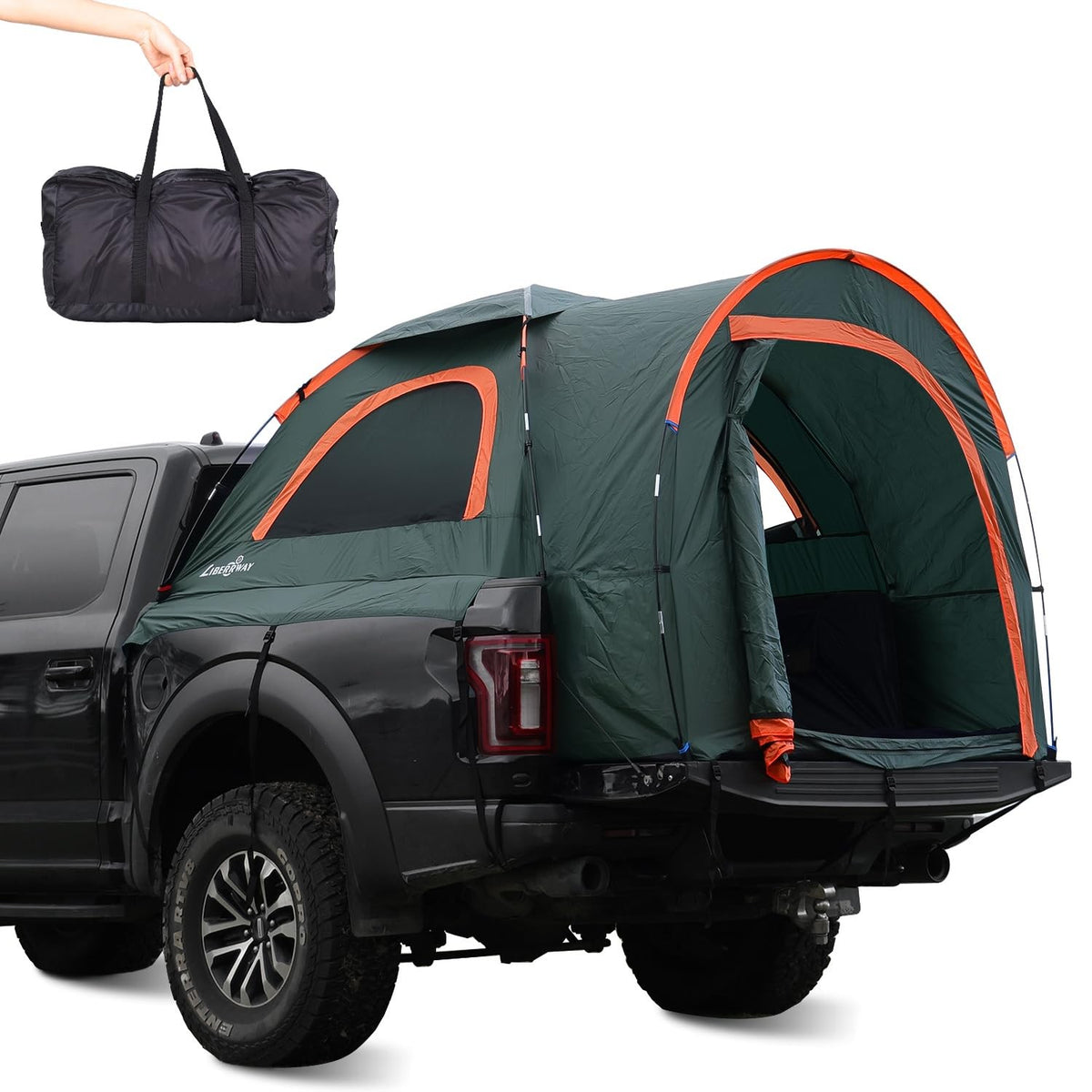 Truck Bed Tent for 2 Persons 5.5-5.8FT Pickup Waterproof Camping Shelter