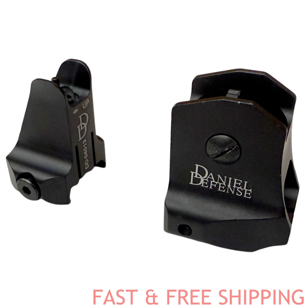 Tactical Low Profile Metal Sights Set for D & D Firearms - Front & Rear