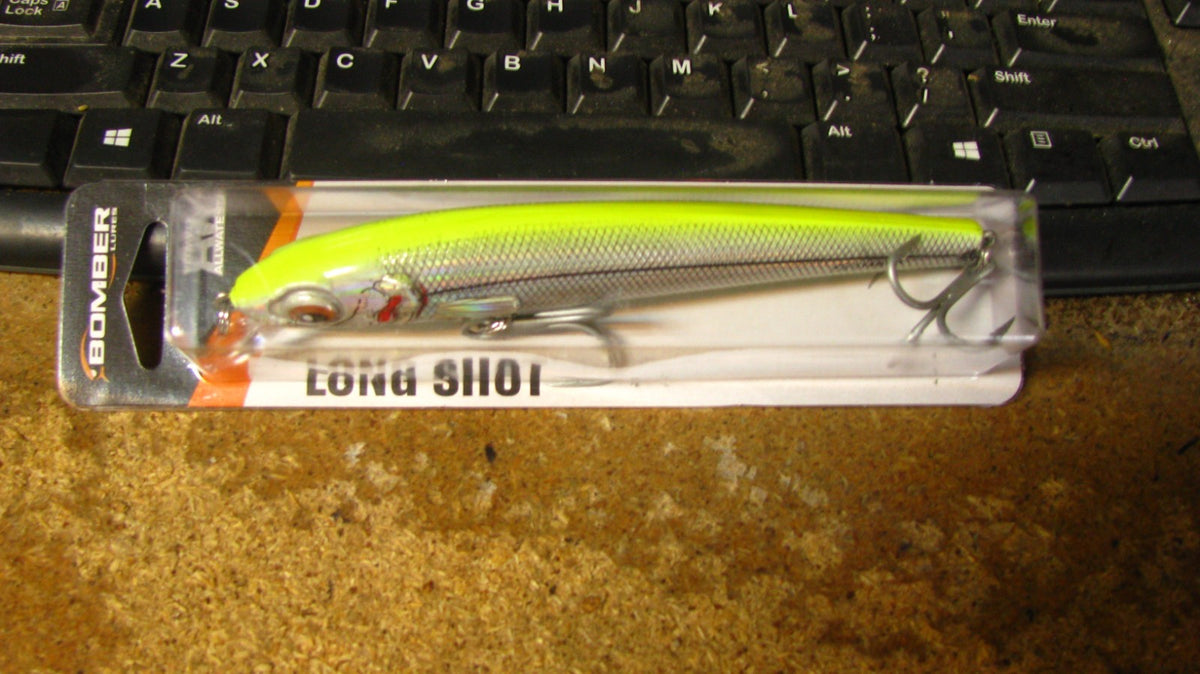 Longshot 6-Inch Fishing Lures - Chartreuse Herring, 3-Pack