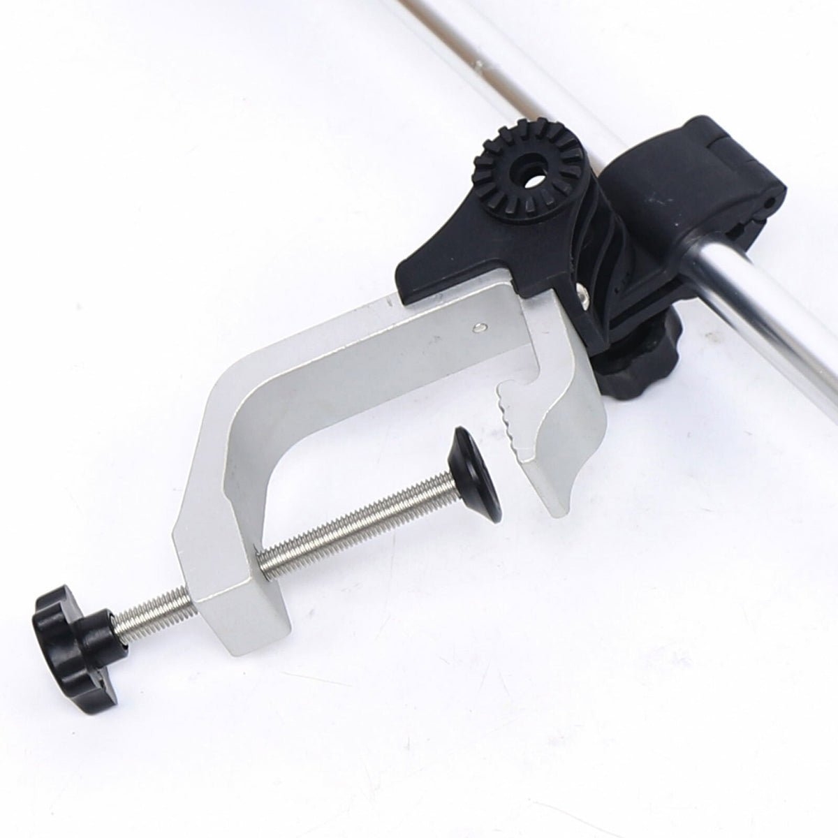Universal Fish Finder Transducer Mount Bracket - 360° Rotatable Aluminum Alloy