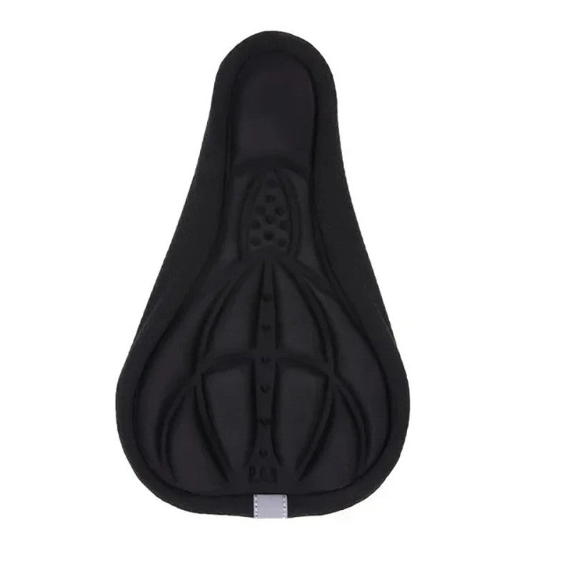Bike Seat Cover Soft 3D Cushion for MTB Road & Commuter Bikes - Black