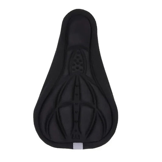 Bike Seat Cover Soft 3D Cushion for MTB Road & Commuter Bikes - Black