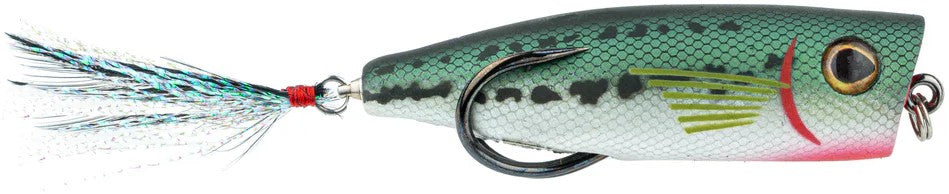 Fishing Topwater Popper Lure - 3/8 oz Snag Proof Zoo Pop Variety Pack