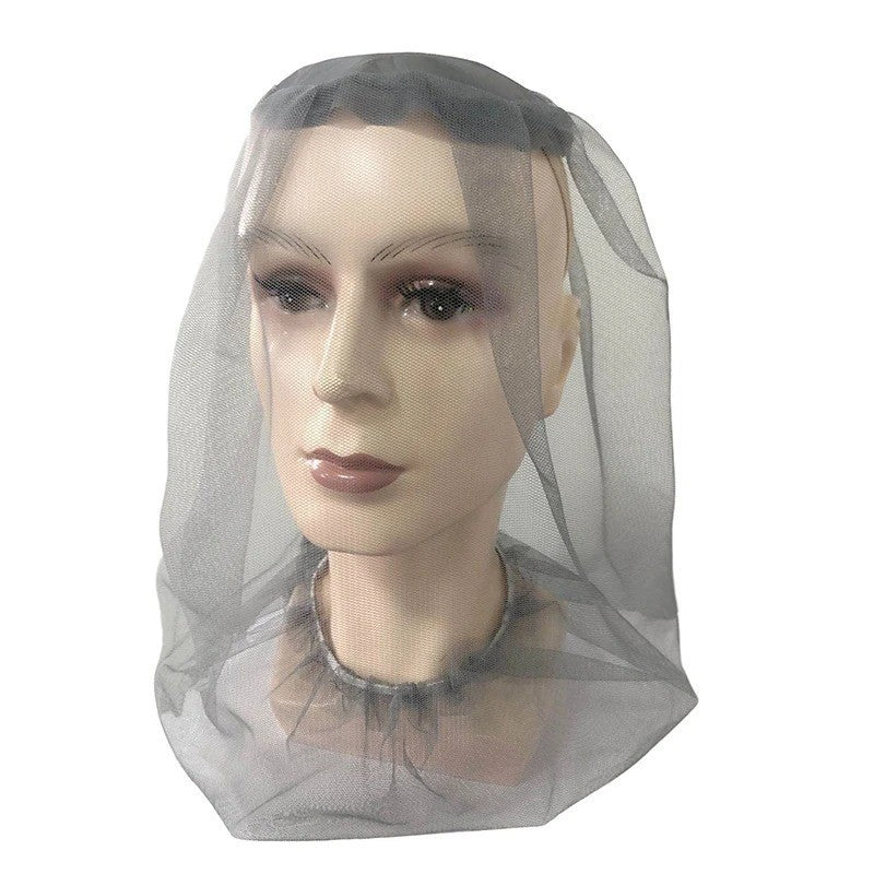 Outdoor Mosquito Face Mask Hat Net Cover Breathable Bug Protection