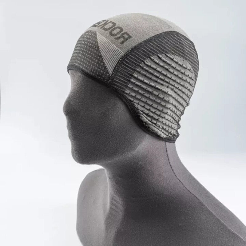 Winter Cycling Skull Cap with Ear Cover Thermal Fleece Helmet Liner Men Women