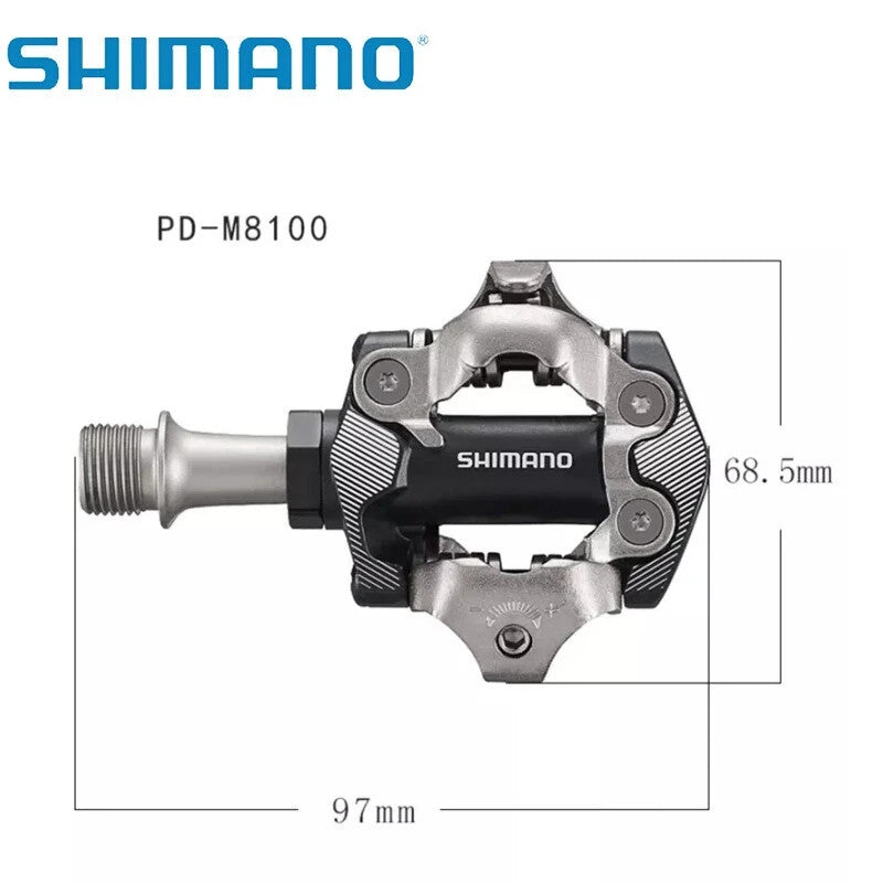 Shimano Deore XT PD-M8100 SPD XC Mountain Bike Clipless Pedals with SH51 Cleats
