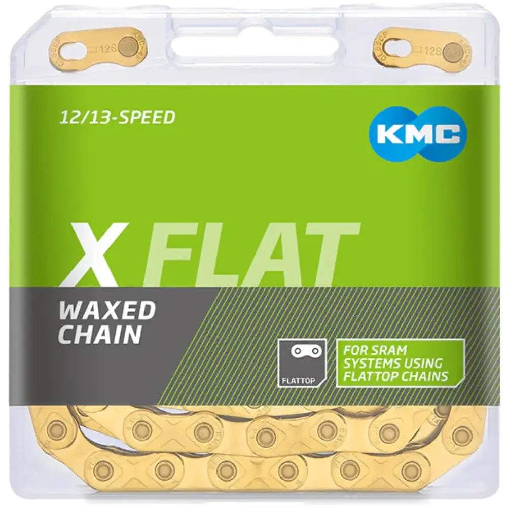 Pre-Waxed Bicycle Chain for SRAM Flattop 12/13-Speed - Ti Gold