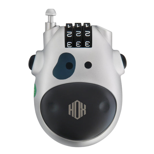 3-Digit Combination Lock with 3 Feet Retractable Cable for Bikes & Sports Equipment
