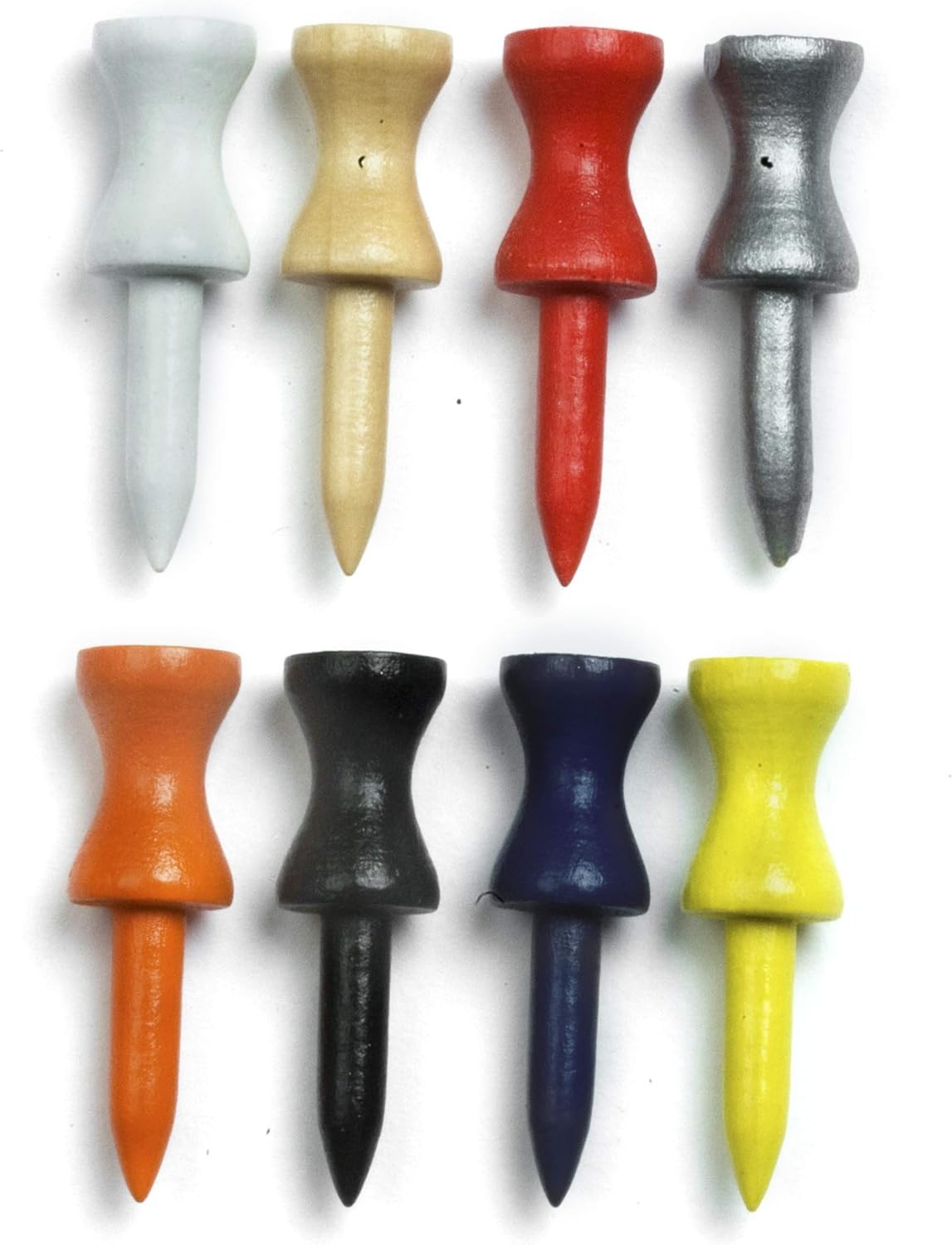 Wooden Golf Tees 1.5 Inch Pack of 100 - High-Quality Step Down Tees for Consistent Tee Height