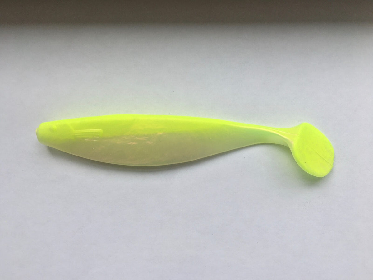 6-Inch Soft Plastic Shad Baits for Fishing - Multiple Colors & Quantity Options
