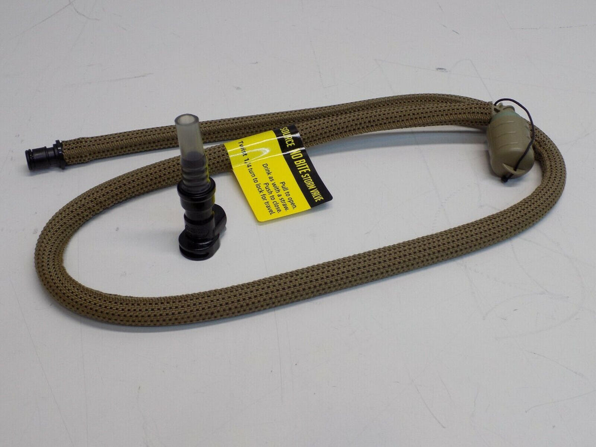 USMC Hydration Replacement Hose Tube with Bite Valve - Coyote Brown, 36"