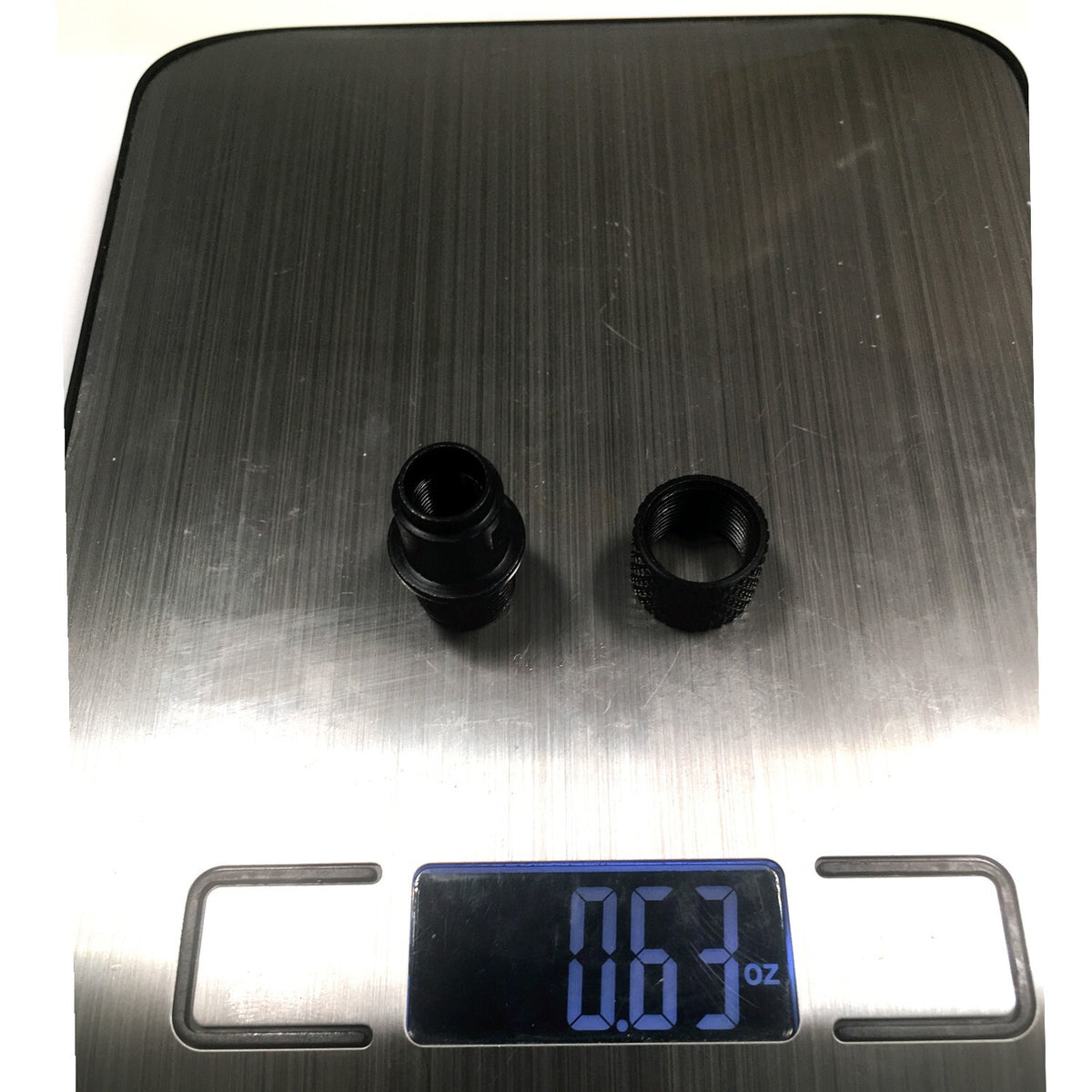 Adapter for S&W M&P 22 and Walther P22 with Cover - Steel, M8x0.75 to 1/2x28