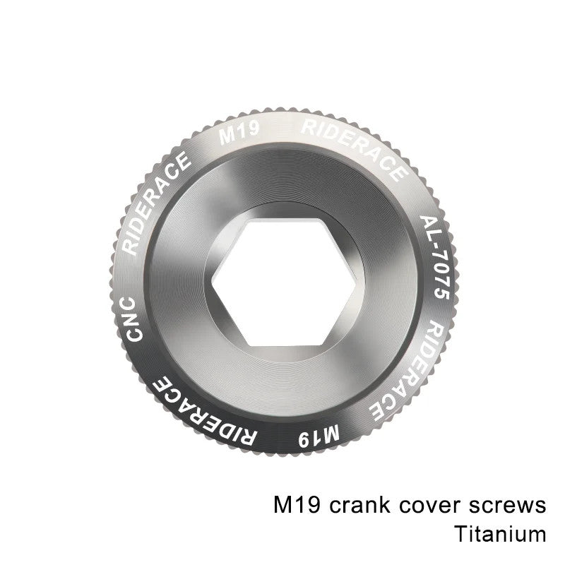 Bike Crank Arm Fixing Bolt Set Aluminum Alloy MTB Road Bike Replacement Caps