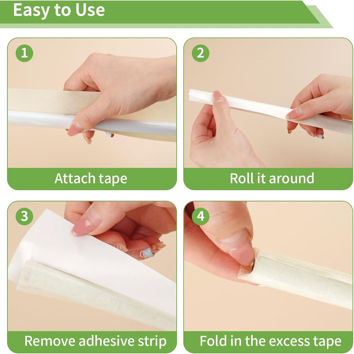 Golf Grip Tape Kit - 50 High-Quality Regripping Strips for Clubs