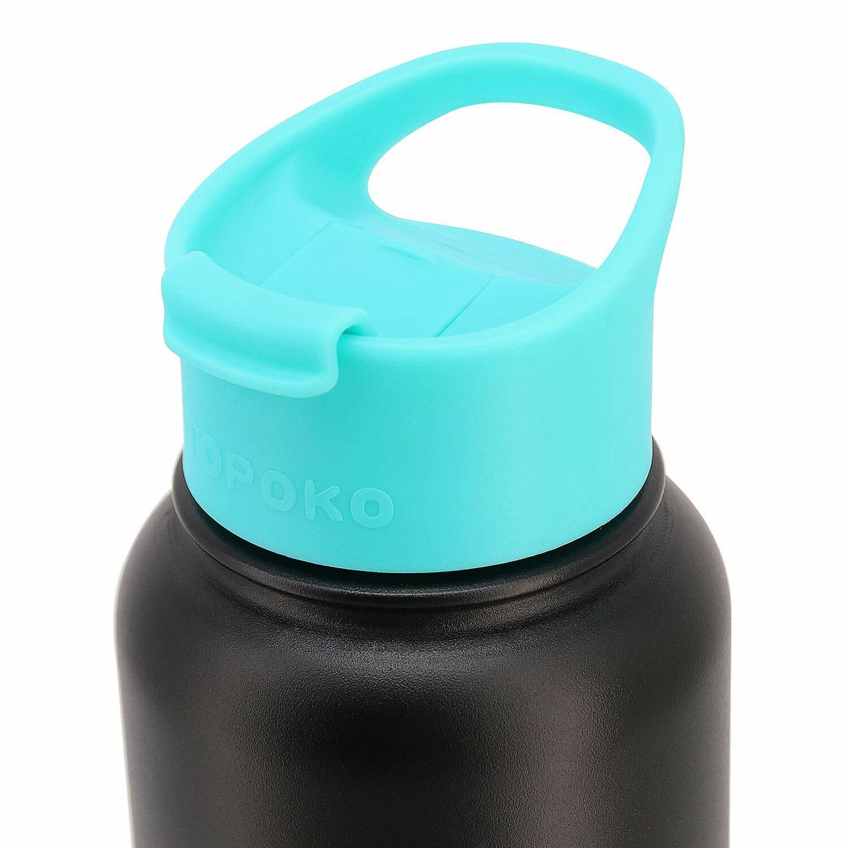 Replacement Flip Lid for Wide Mouth Water Bottles - Teal