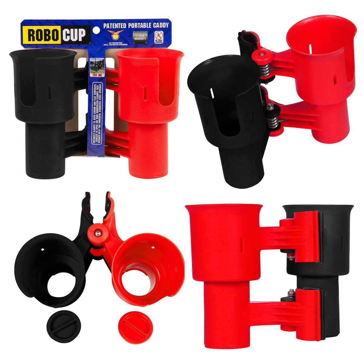 Multi-Color RoboCup Bundle with Holster and Plus - Durable Portable Clamping Tool