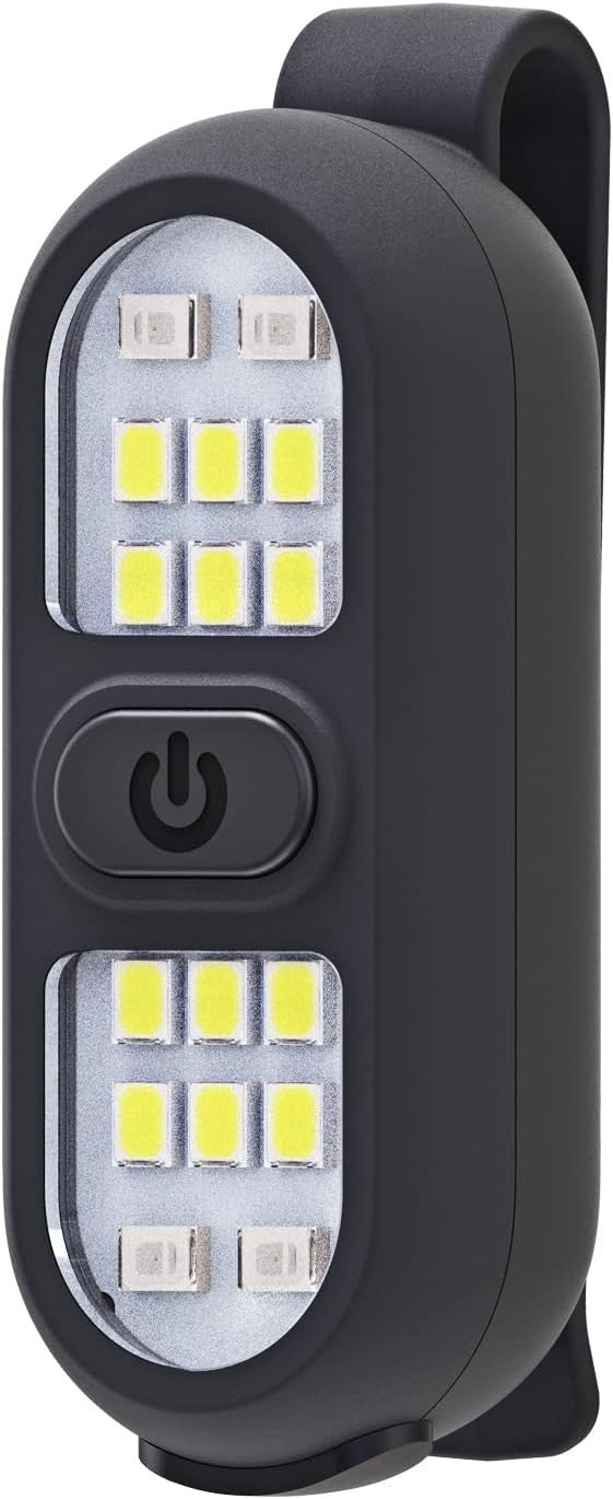 Waterproof Clip-On Flashlight for Running, Dog Walking & Outdoor Activities - 450 Lumens