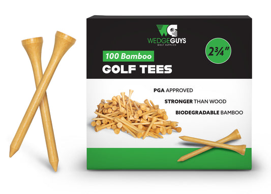 Bamboo Golf Tees Bulk Pack - Multiple Sizes, Durable & Biodegradable