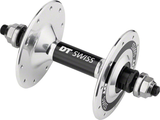 DT Swiss Track Front Hub QR 100 Rim J-Bend Silver Aluminum Bicycle Part