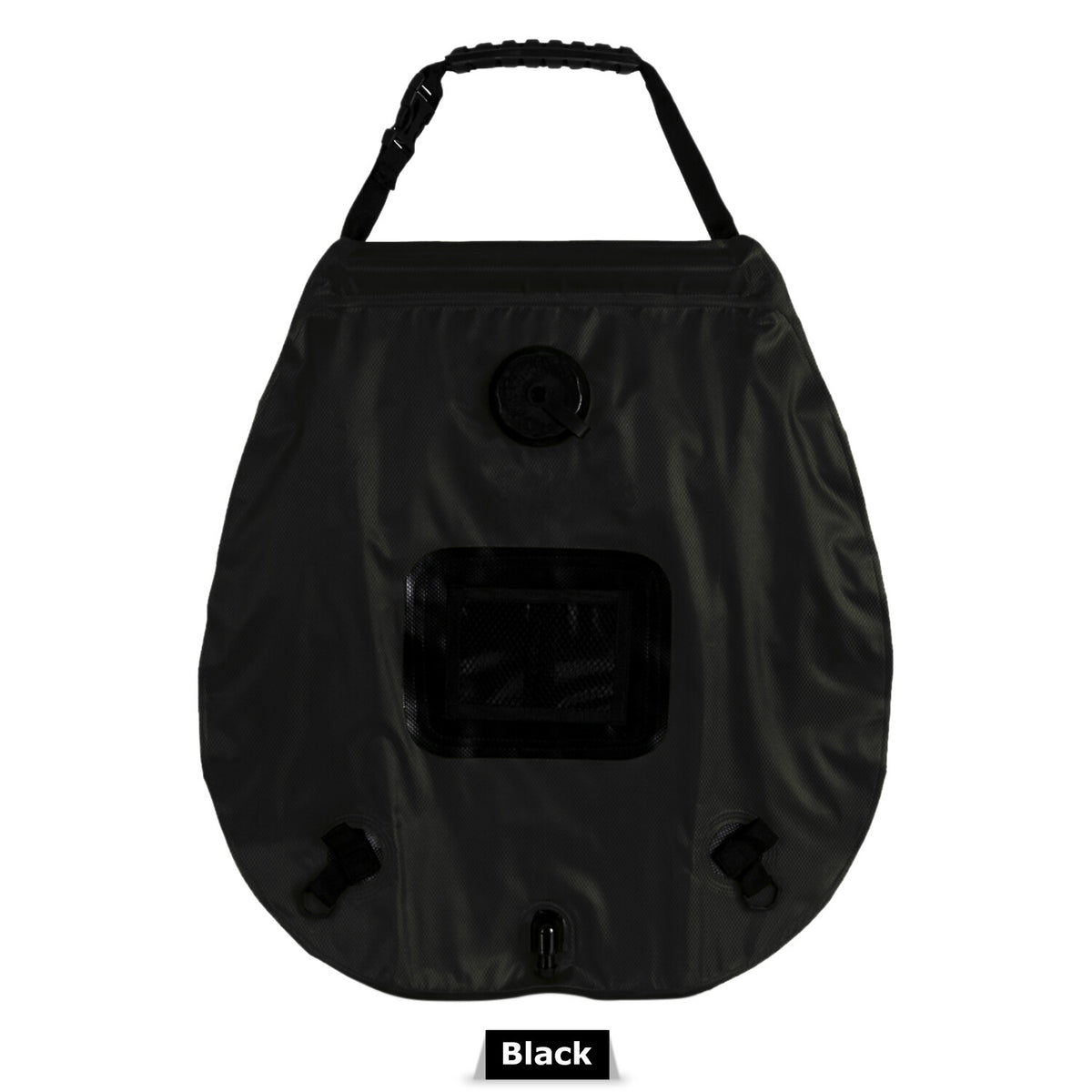 20L Portable Solar Heated Camping Shower Bag with Temperature Display