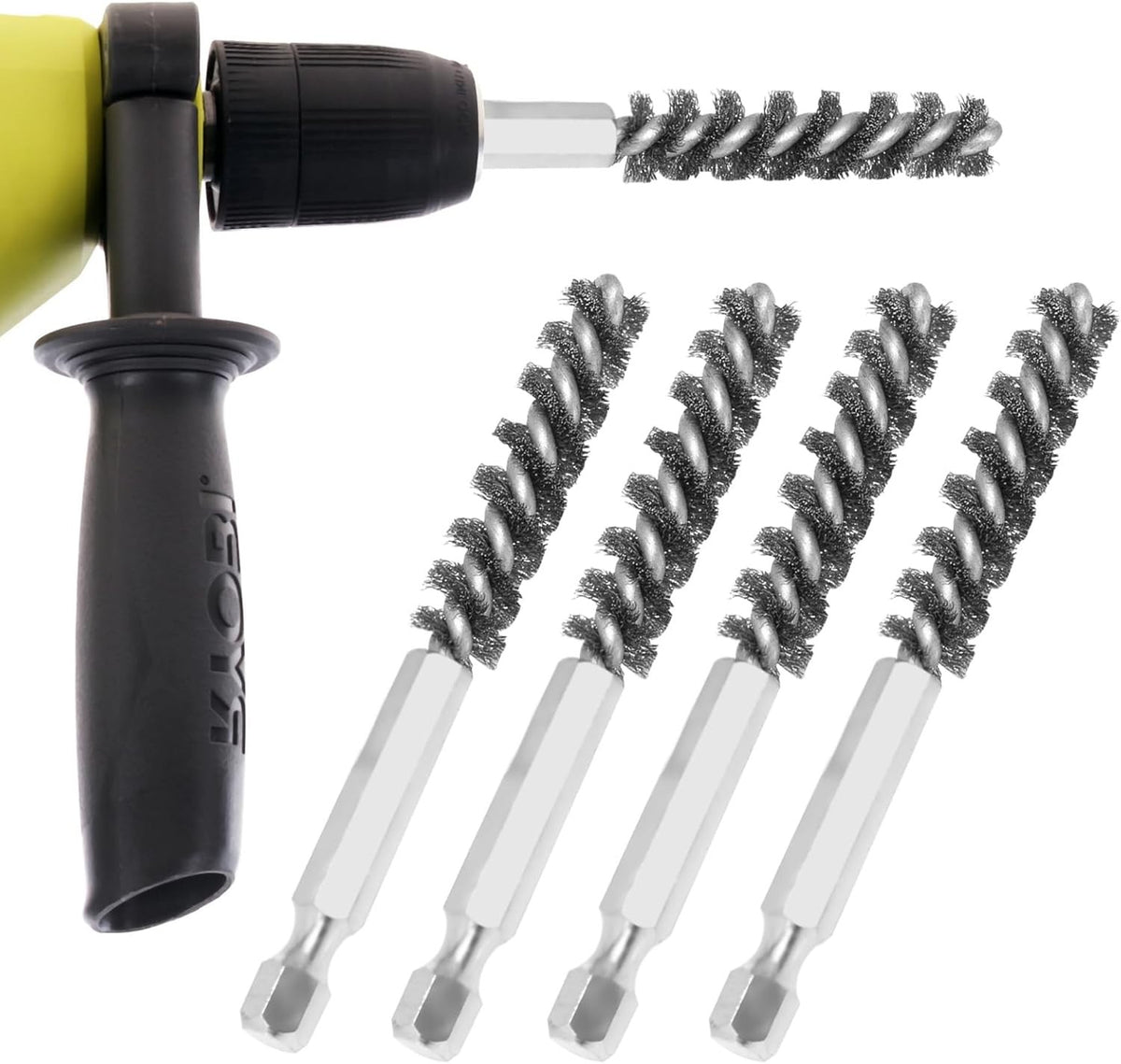 Golf Club Head Hosel Brush Stainless Steel Bore Cleaner for Iron & Wood Clubs