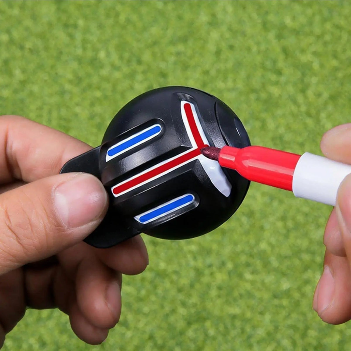 Golf Ball Alignment Tool Set with 2 Markers for Putting Accuracy